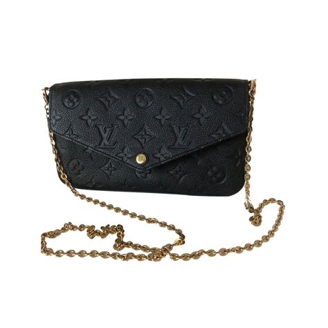 louis vuitton pochette felicie monogram empreinte noir|Louis Vuitton empreinte pochette.